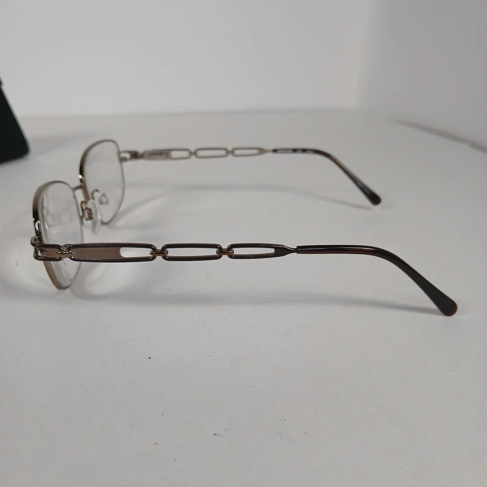 Aristar Charmant AR30800 Color 535 Brown Eyeglass Frames Only 52-16 140mm W/Case
